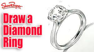 How To Draw A Diamond Ring - Spoken Tutorial - Youtube
