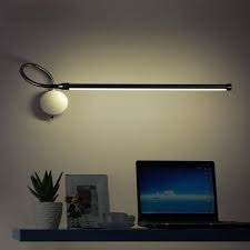 An adjustable swing arm desk lamp can be sized and swiveled to meet any lighting need. Modern Wall Lamp Wall Mounted Swing Arm Lights Creative Three Color Temperature Bedside Reading Lamp Wall Modern Wall Lamp Indoor Wall Lights Bedside Wall Lamp
