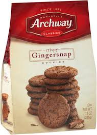 All archway cookies are kosher, certified by the union of orthodox jewish congregations of america with their symbol, orthodox union (ou), on the packages; Archway Crispy Gingersnap Cookies