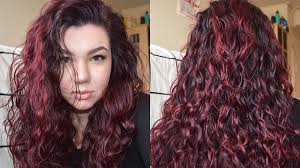 How many 4oz containers of manic panic hair color should i buy? Dyeing My Curly Hair Burgundy With Manic Panic Purple Haze Vampire Red Youtube