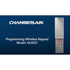 Program Your Chamberlain Keypad: Universal Wireless User Manual