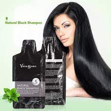Black hair in any state can be down right fascinating. Black Hair Shampoo 2pcs White Hair Dye Hair Dye Shampoo Disposable Gloves Amazon De Beauty