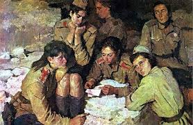Смотрю в окно и оторопь берет. Kartiny Hudozhnikov Na Temu Zhenshiny Interesnyj Kontent V Gruppe Vse Chto Bylo Ne So Mnoj Pomnyu 1941 45 Gg