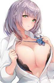 Shirogane Noel About To Flash Her Tits - Genshin Impact Hentai