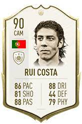Rui costa is a striker from portugal playing for ad alcorcón in the spain segunda a (2). Rui Costa Fifa 21 Icon Player