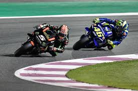 Johann Zarco Monster Yamaha Tech 3 Valentino Rossi Movistar Yamaha Motogp Grand Prix Of Qatar Yamaha Motogp Motogp Motogp Race