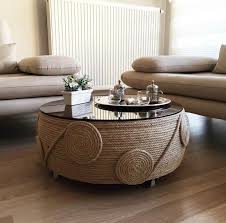 Rope Rope Tire Wrapping Both Decorative Accessories And Coffee Table Accessories Coffee Decorative R Easy Home Decor Furniture Decor Tire Furniture