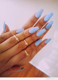 Baby Blue Nail Polish Idea