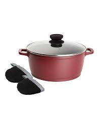 Ready to walk in the door to a dinner that's ready and waiting? Bergner Diecast Cook N Serve Pot With Lid Red Nilkamal At Home Home