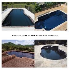 leisure pools colour inspiration ebony blue swimmingpools leisurepools lifeofleisure best summer pool colors leisure pools fiberglass pool manufacturers