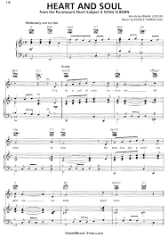 Print and download popular christmas carol. Heart And Soul Sheet Music Hoagy Carmichael Sheetmusic Free Com