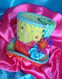 Gorgeous Mad Hatter Top Headband Fascinator In Your Custom Colors Mad Hatter Party Tea Party Hats Crazy Hat Day