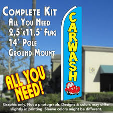 I am not liable for any damage caused from using. Car Wash Blue Car Flutter Feather Banner Flag Kit Flag Pole Ground Mt Overnight Grafix
