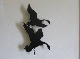 Geese Canadian Metal Wall Art Wall Sculpture Hunter Etsy Metal Artwork Wall Metal Wall Art Custom Metal Art