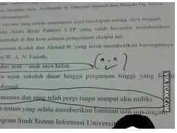 We did not find results for: 6 Tulisan Di Halaman Persembahan Skripsi Ini Bikin Ketawa Geli Hot Liputan6 Com
