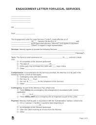 Engagement letters are an important tool that smart practices use to grow their business while mitigating risk. Free Attorney Engagement Letter Template Sample Pdf Word Eforms