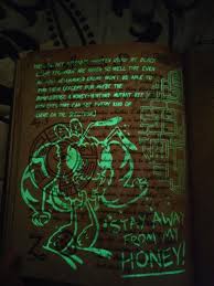 Another Mystery In The Blacklight Edition I Found This On Tumblr Again The Author Of The Post Suggests That This Is A Maze Or Something Like That What Do You Think