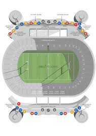 Stadium Map Seating Plan Anz Stadium