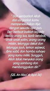 Berbuat baiklah kepada kedua orangtua dengan. Qs An Nisa Ayat 36 Video Dailymotion