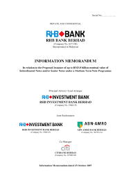 The buy/sell spread offered by rbc can be as wide as 2% or more per transaction. Rhb Bank Berhad Information Memorandum