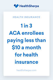1 In 3 Aca Enrollees Paying Less Than 10 A Month For Health Insurance Healths Health Insurance Affordable Health Insurance Plans Affordable Health Insurance