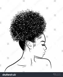 22 Ideas For Drawing Hair Bun Beauty Afro Hair Drawing How To Draw Hair Black Art Pictures