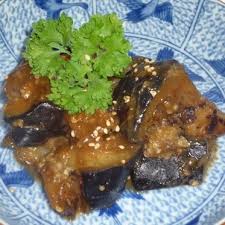 Nasu No Miso Itame Aubergine Mit Miso Paste Rezept Kuchengotter Rezepte Lebensmittel Essen