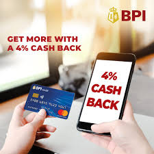 On top of the cash advance service fee, your transaction will also incur finance charges at the prevailing monthly. Bpi Get A 4 Cash Back For Your Purchases Use Your Facebook