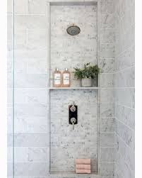Which you choose is a matter of both personal taste and how intricate your niche is. Ummmm Anyone Else Crazy Jealous Of This Gorgeous Shower Design By Emilykates Design And Photo By Vivi Tile Shower Niche Marble Shower Tile Shower Niche