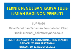 Jurnal kepuasan pasien terhadap pelayanan kesehatan pdf terbaru. Teknik Penulisan Karya Tulis Ilmiah Bagi Non Peneliti