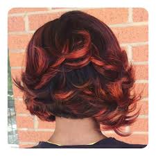 This style features layered hair with vibrant red highlights. 91 Passionate Red Hair With Highlights To Try This Season