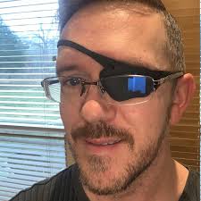 Eye Patch, Adult Eye Patch, Sports, Crenshaw Style, Adult, Black, Leather,  Concave, Air Vents, Air Flow, Quality, Navy Seal, Durable, Cool