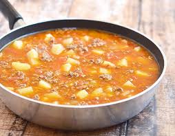 Picadillo With Potatoes Is A Filipino Dish Made Of Ground Beef Tomatoes And Potatoes Mexican Food Recipes Food Recipes