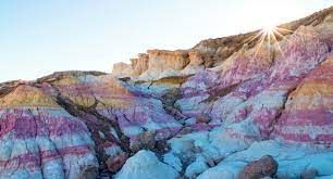 The colorful clays were used by native americans. Paint Mines Interpretive Park El Paso County Community Services