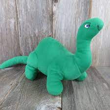 Dinosaur Plush Sinclair Oil Dino Brontosaurus Green Stuffed Animal 27 Inches Dinosaur Plush Dinosaur Animals