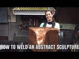How To Weld An Abstract Sculpture With Barbiethewelder Youtube Welding Art Welding Welding Art Projects