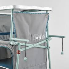 Tienda de camping pequeña quechua arpenaz fresh&black 3 personas. Mueble De Cocina Plegable Camping Quechua Verde Gris Quechua Decathlon