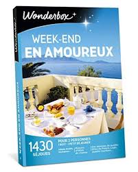 Wonderbox Coffret Cadeau Week End En Amoureux Week End En Amoureux Coffret Cadeau Couple Nuit Romantique