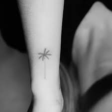 Fineline Tattoo Jakub Nowicz On Instagram Eternal Summer For Beatrice Thank You Palm Tree Tattoo Palm Tattoos Single Needle Tattoo