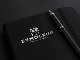 Notebook Pen Silver Logo Mcokup Downloadpsd Logomockup Mockups Logomockup In 2020 Free Logo Mockup Logo Mockup Silver Logo