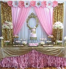 Princess baby showers are cute, girly and fun! Super Baby Shower Decorations For Girls Princess Themed Parties 21 Ideas Princess Shower Baby Shower Princess Princess Theme Party