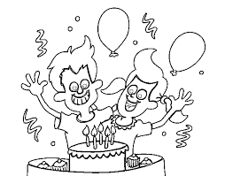 Happy birthday drawings happy birthday coloring pages birthday wishes for brother dad birthday. Brothers Birthday Coloring Page Coloringcrew Com