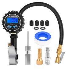 One of the most popular digital tire pressure gauges available on amazon comes from tekton. Nilight 50057a Digital Tire Inflator Deflator With Pressure Gauge 250 Psi Air Chuck And Compressor Accessories With Rubber Hose And Quick Connect Coupler For 0 1 Display Resolution Buy Online At Best