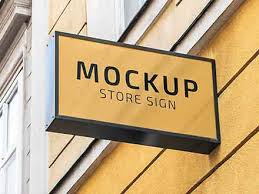 If you are light box designer, you will love this photo. Free Square Light Box Signage Mockup Psd