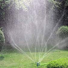 Lastly, make sure to adjust the watering based on the weather. Amazon Com Garden Sprinkler Kadaon 360 Degree Rotating Lawn Sprinkler With Up To 3 000 Sq Ft Coverage Adjustable Weighted Gardening Watering System Patio Lawn Garden
