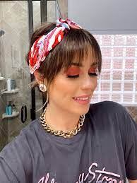 The classic ponytail tie is certainly the easiest scarf style to achieve. How To Wear Scarves For Short Hair Uptown With Elly Brown