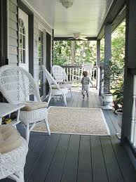 Porch Could Paint The Floor A Charcoal Gray Porch Flooring Patio Flooring Porch Colors