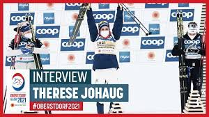 Te̞ˈre̞se̞ juhöʉ̯), född 25 juni 1988 i dalsbygda i os i hedmark, är en norsk längdskidåkare och friidrottare i långdistanslöpning. Therese Johaug This Title Means A Lot Women S Skt 2021 Fis Nordic World Ski Championships