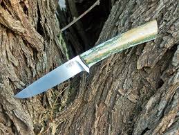 Custom Bird And Trout Knife Fry Custom Knives Mammoth Ivory Bird And Trout Knife Custom Knives Outdoor Knife