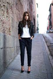 The Streetstyle Pinstripevia Lucitisima Fashion Style Street Style